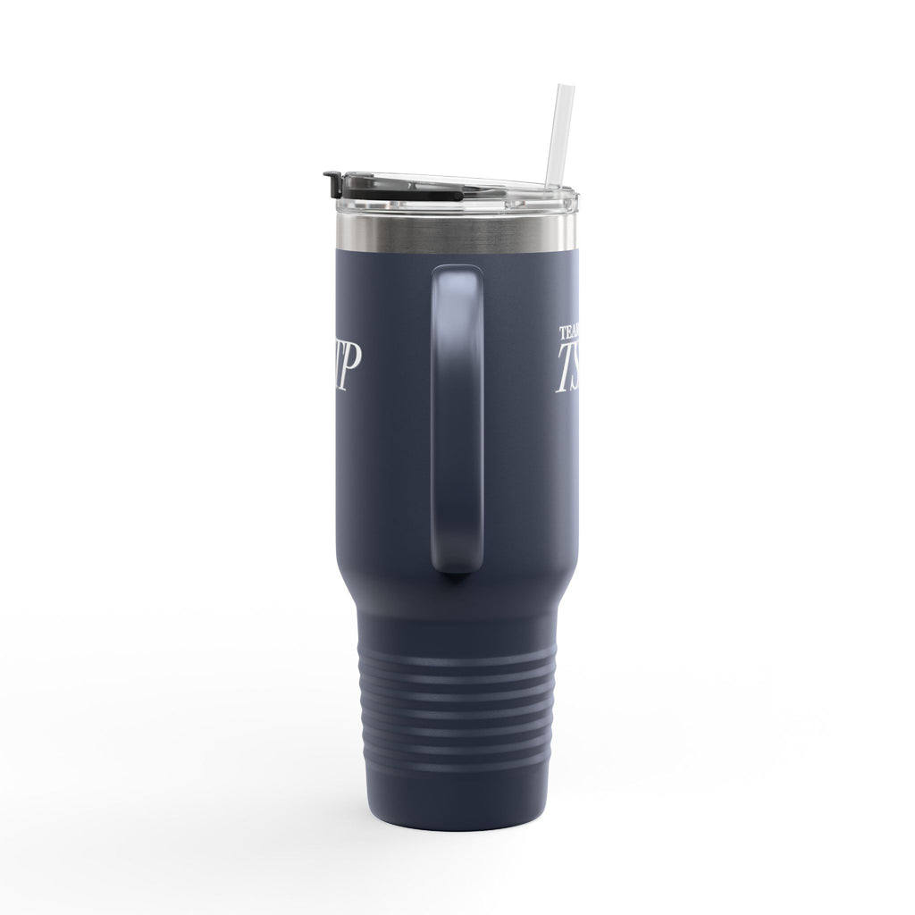 Summer All Night Insulated Travel Mug – 40oz Steel Tumbler with Straw & Handle