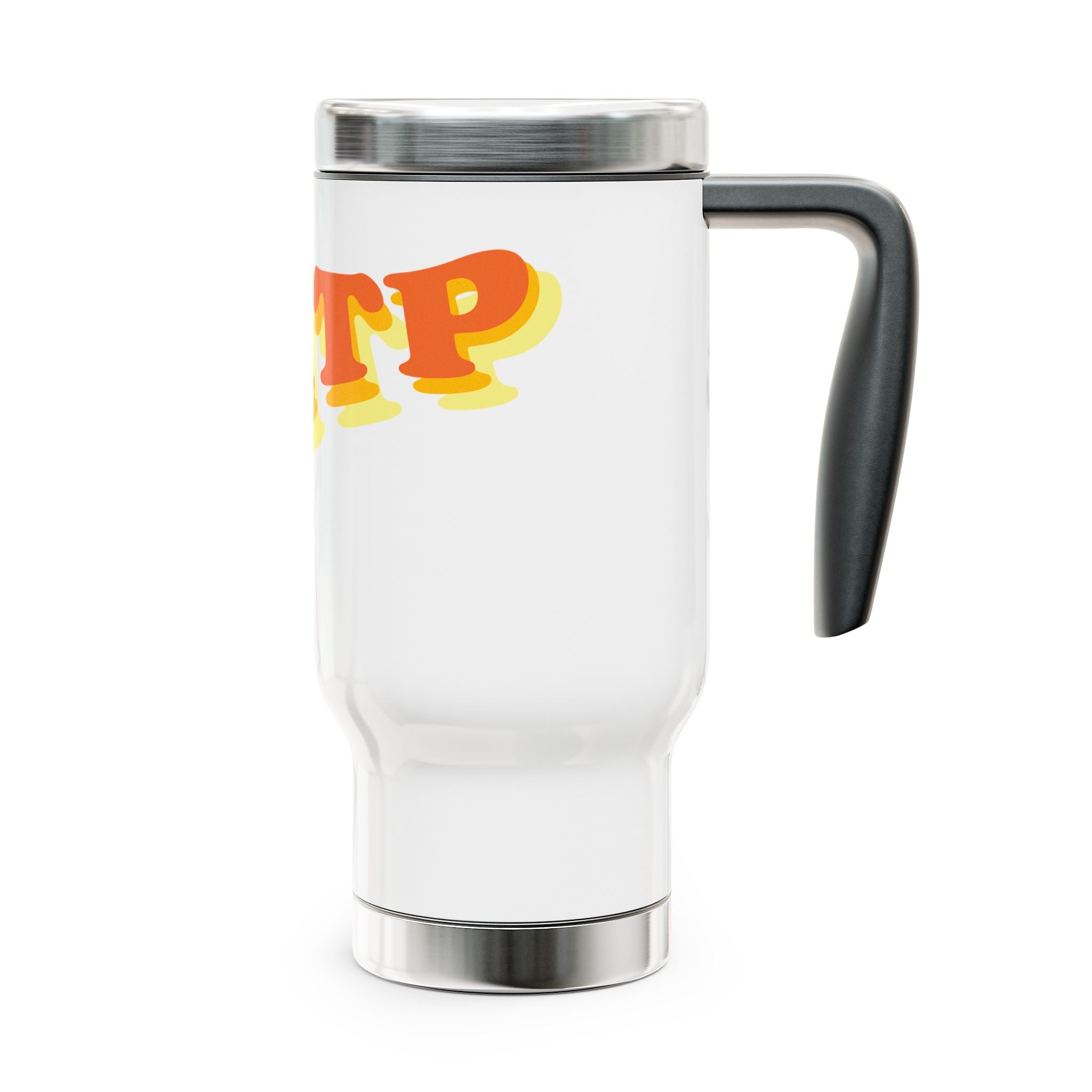 TSITP Retro 'Good Vibes' 14oz Stainless Steel Travel Mug with Handle