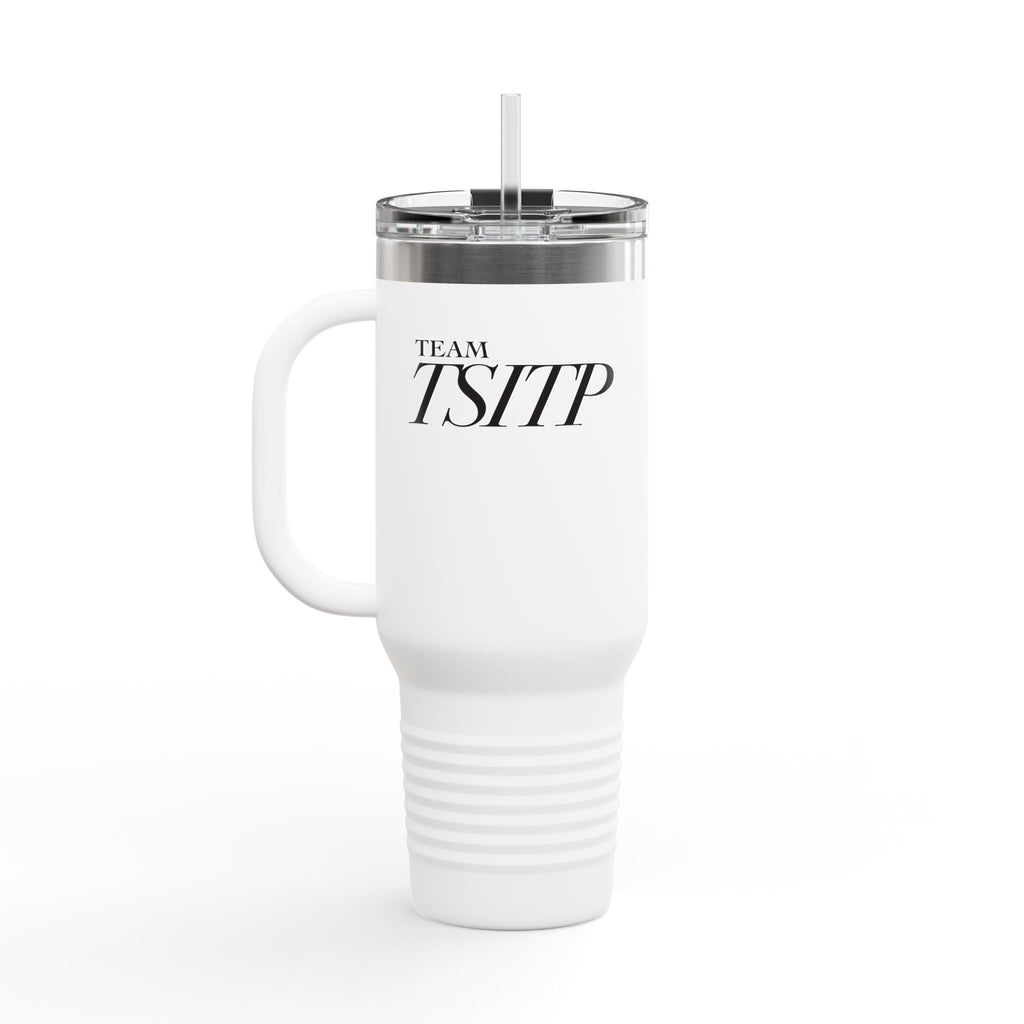 Summer All Day - Insulated Tumbler- Team TSITP 40oz Stainless Steel Tumbler with Lid & Straw