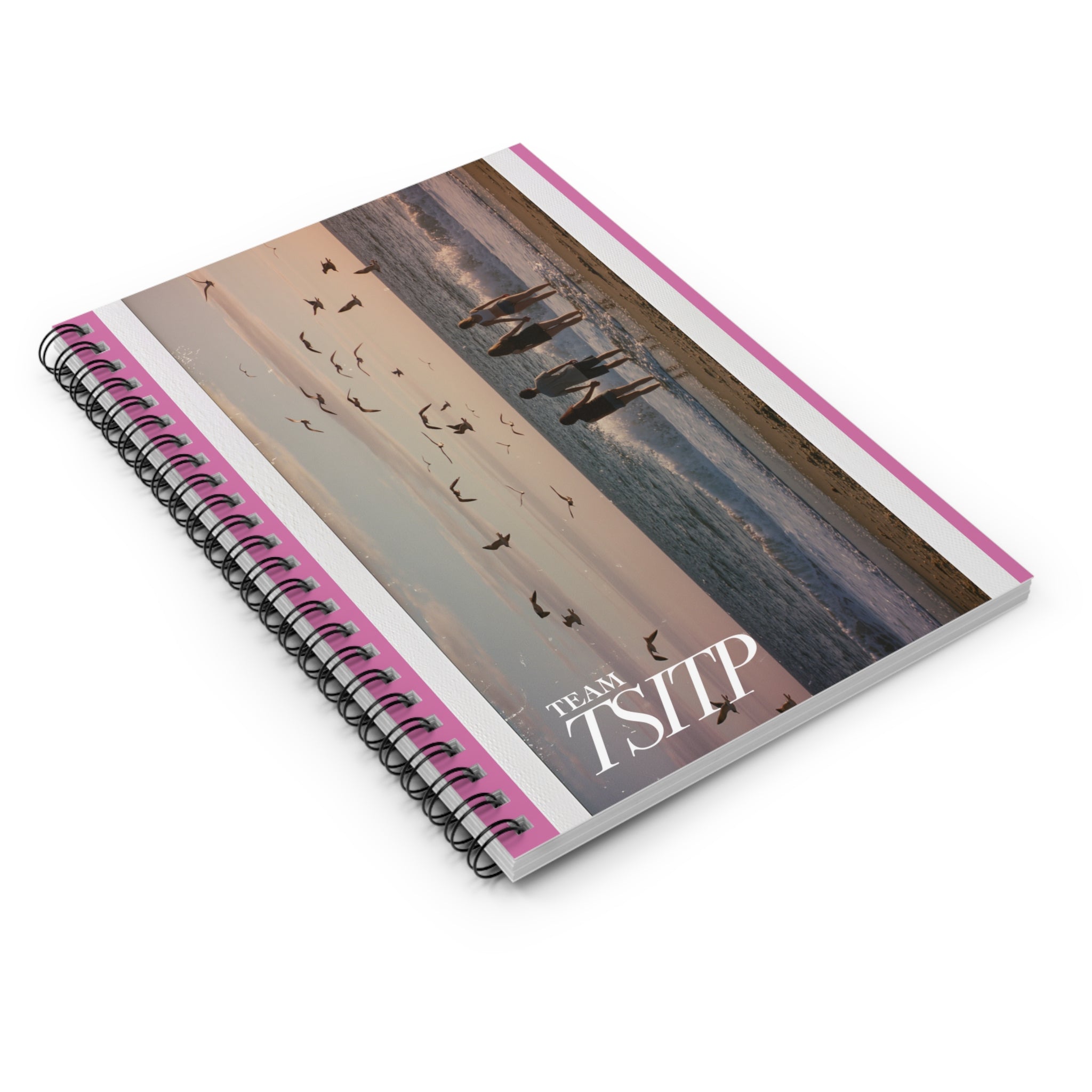Team TSITP:  Beach Sunset Spiral Journal
