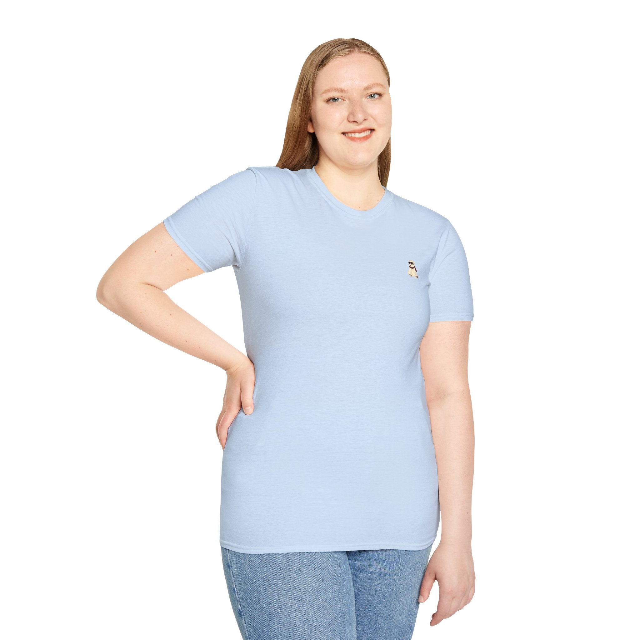 Junior Mint Pocket Tee — with Infinity Back Graphic