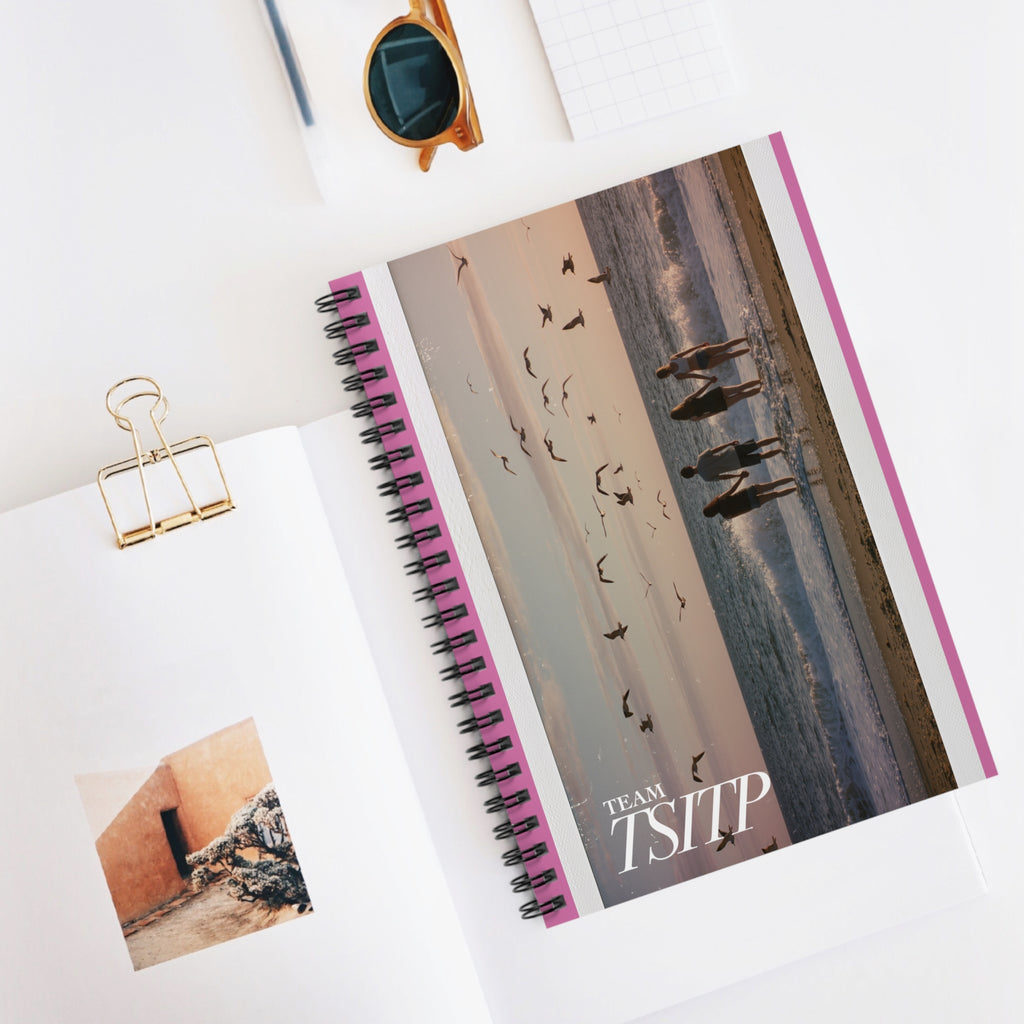 Team TSITP:  Beach Sunset Spiral Journal